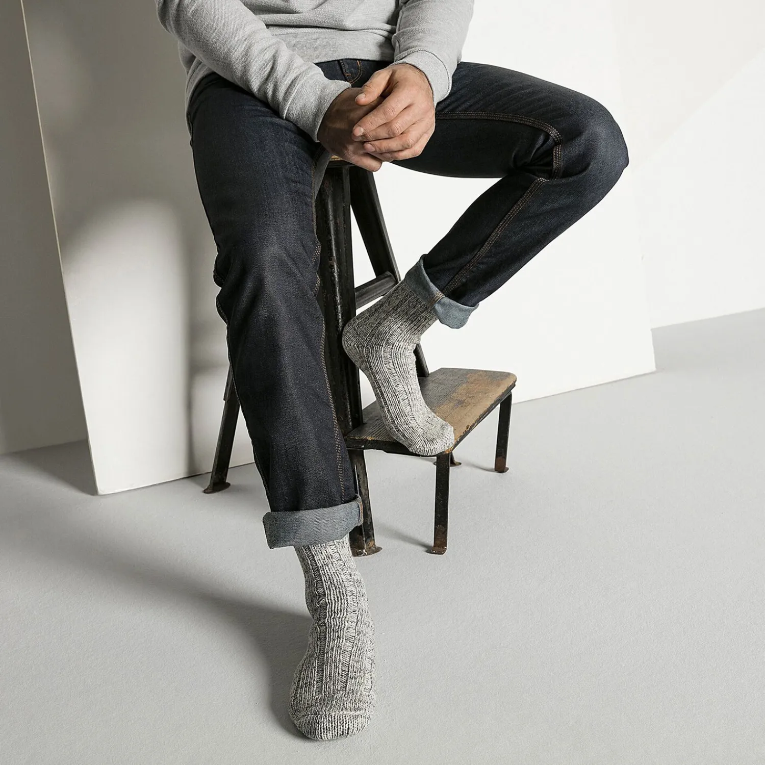 Heren Birkenstock Sokken-Cotton Twist Heren