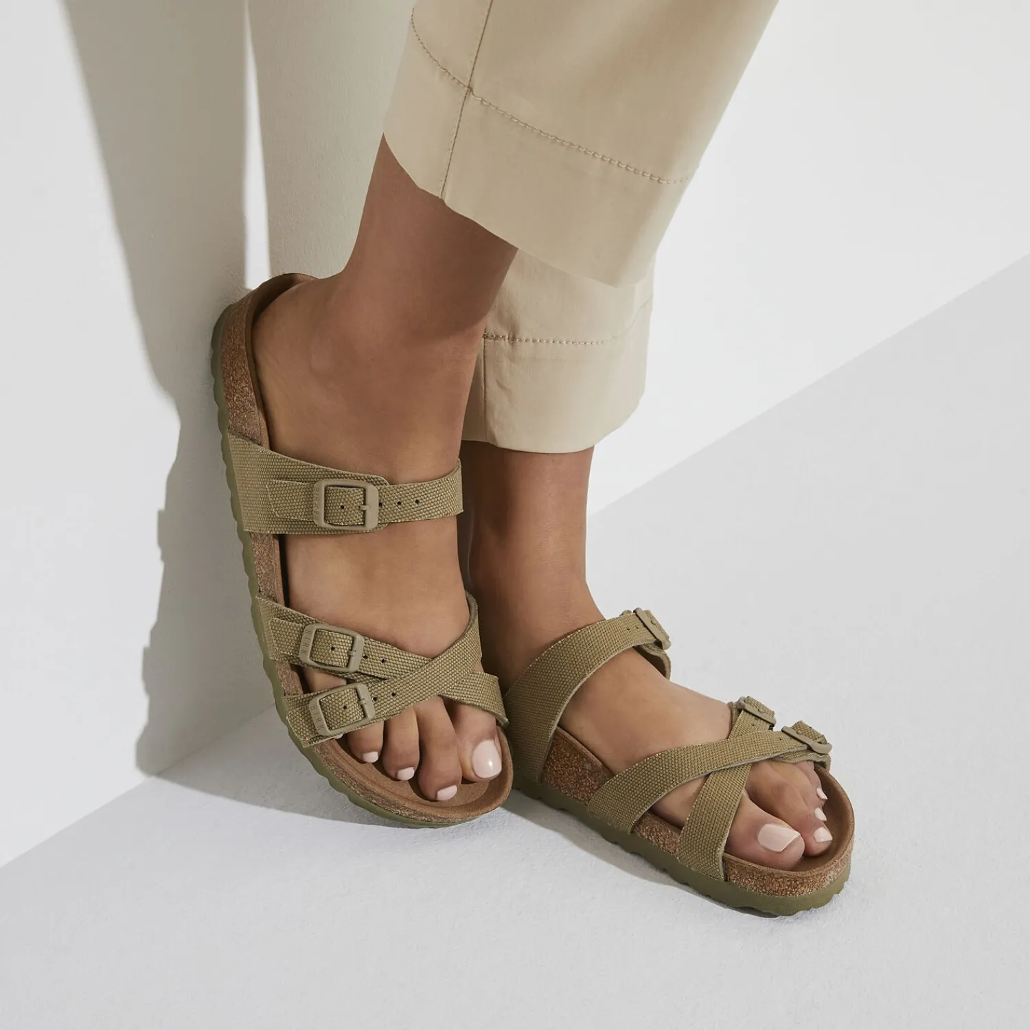 Dames Birkenstock Meer Riemen-Franca Vegan