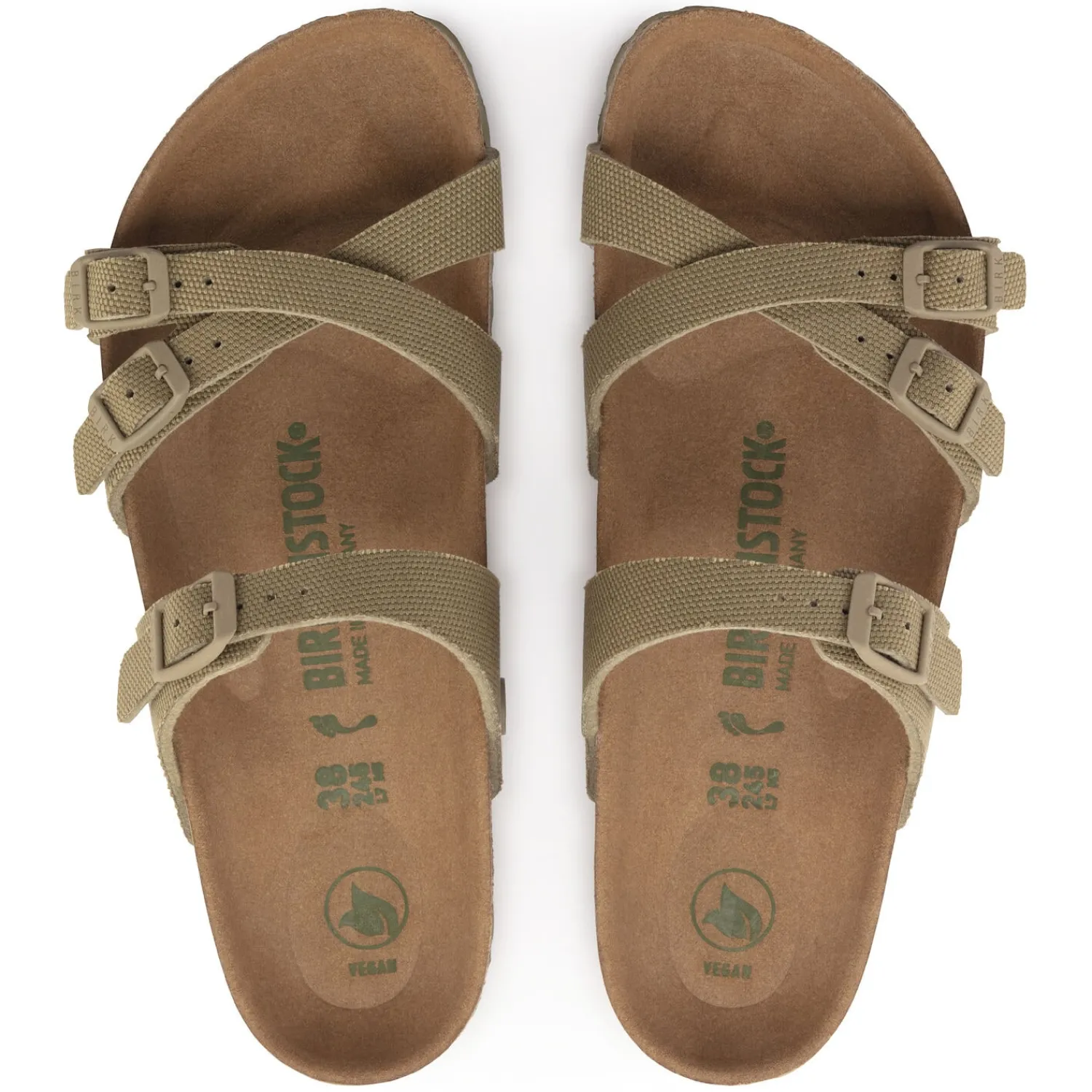 Dames Birkenstock Meer Riemen-Franca Vegan