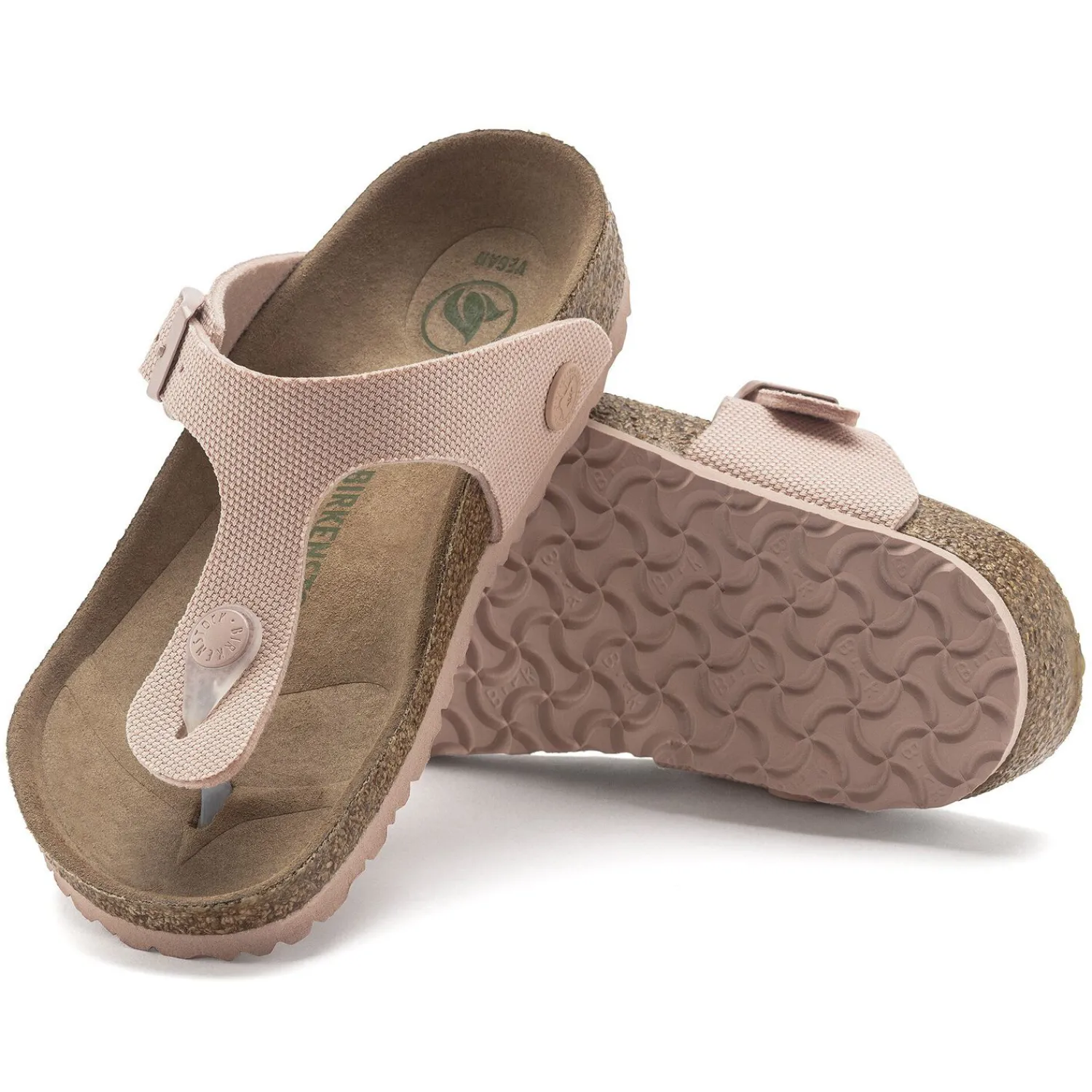 Kinderen Birkenstock Teenslippers-Gizeh Kids Rivet Logo