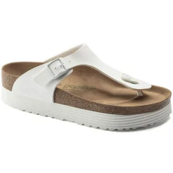 Dames Birkenstock Plateau-Gizeh Platform Veganistisch