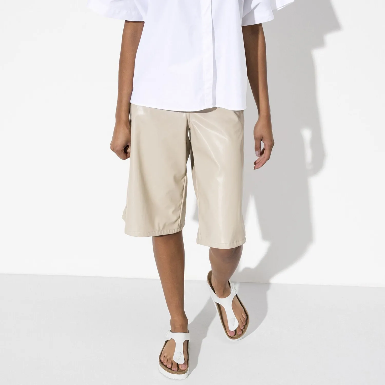 Dames Birkenstock Plateau-Gizeh Platform Veganistisch