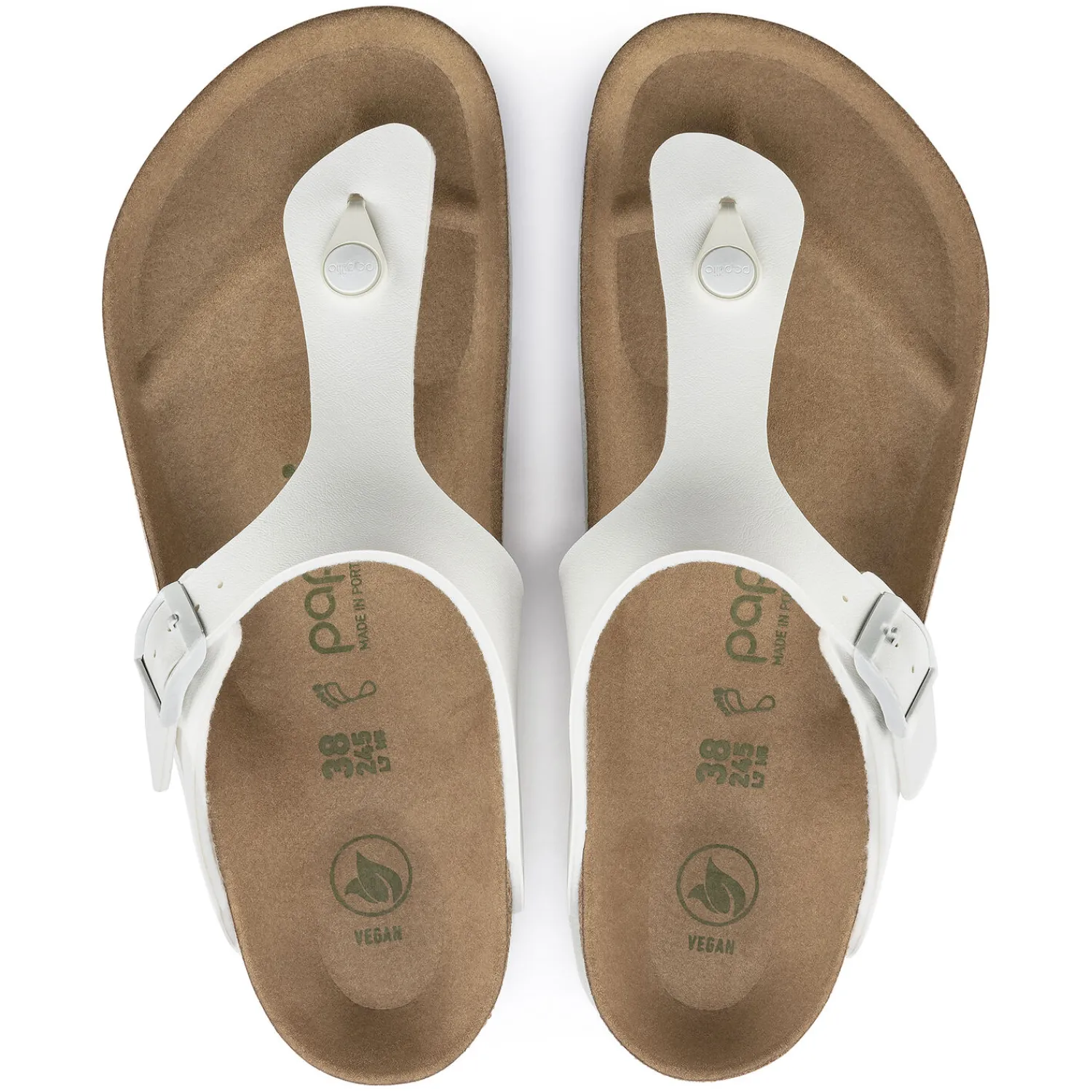 Dames Birkenstock Plateau-Gizeh Platform Veganistisch