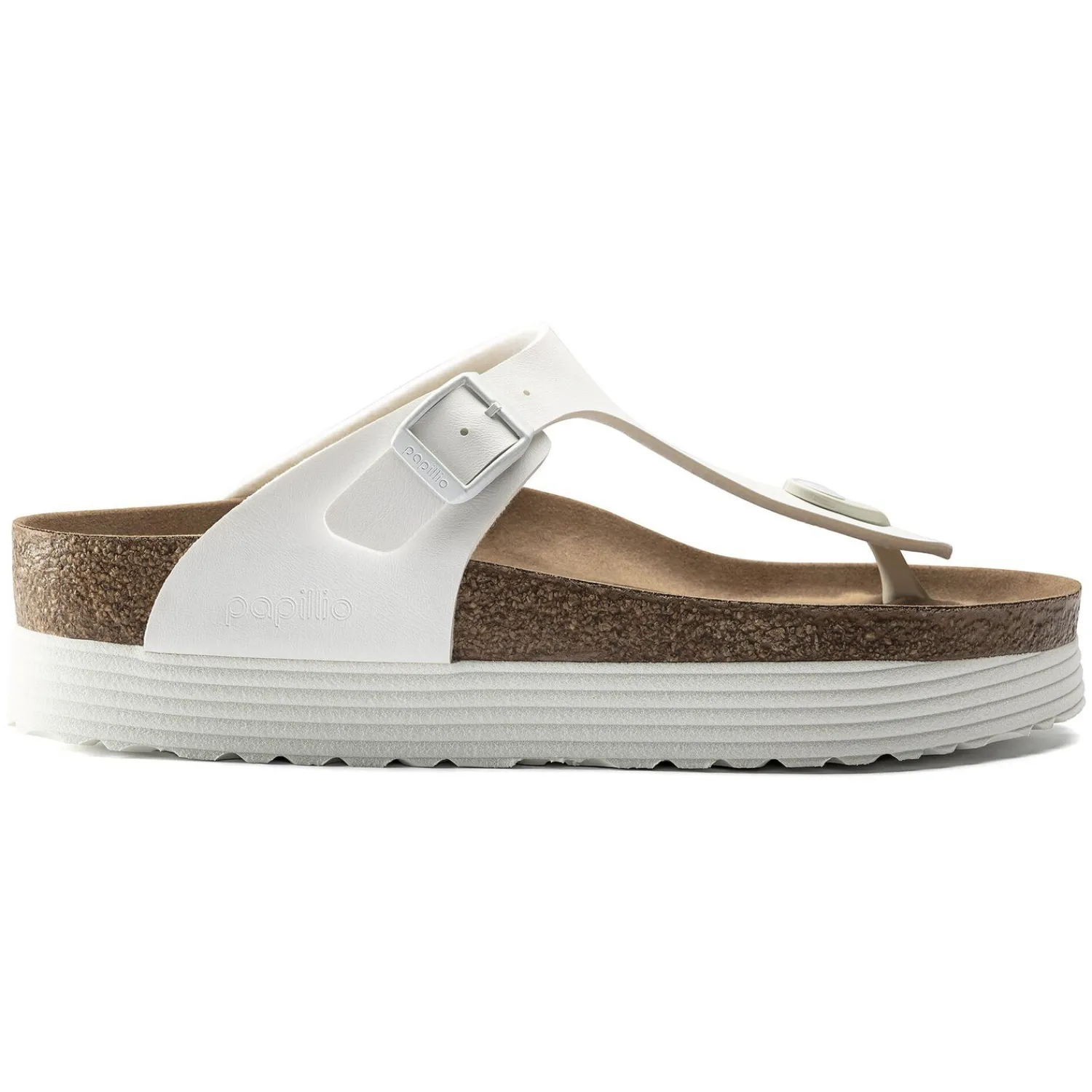 Dames Birkenstock Plateau-Gizeh Platform Veganistisch