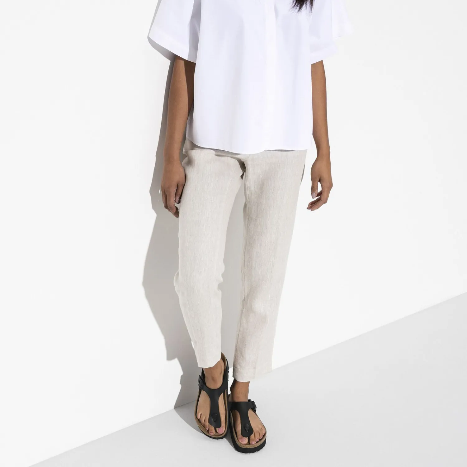 Dames Birkenstock Plateau-Gizeh Platform Veganistisch