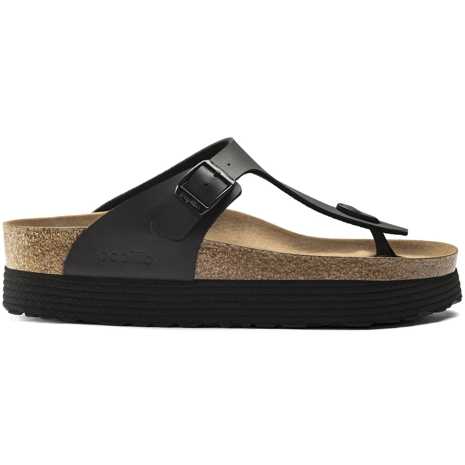 Dames Birkenstock Plateau-Gizeh Platform Veganistisch