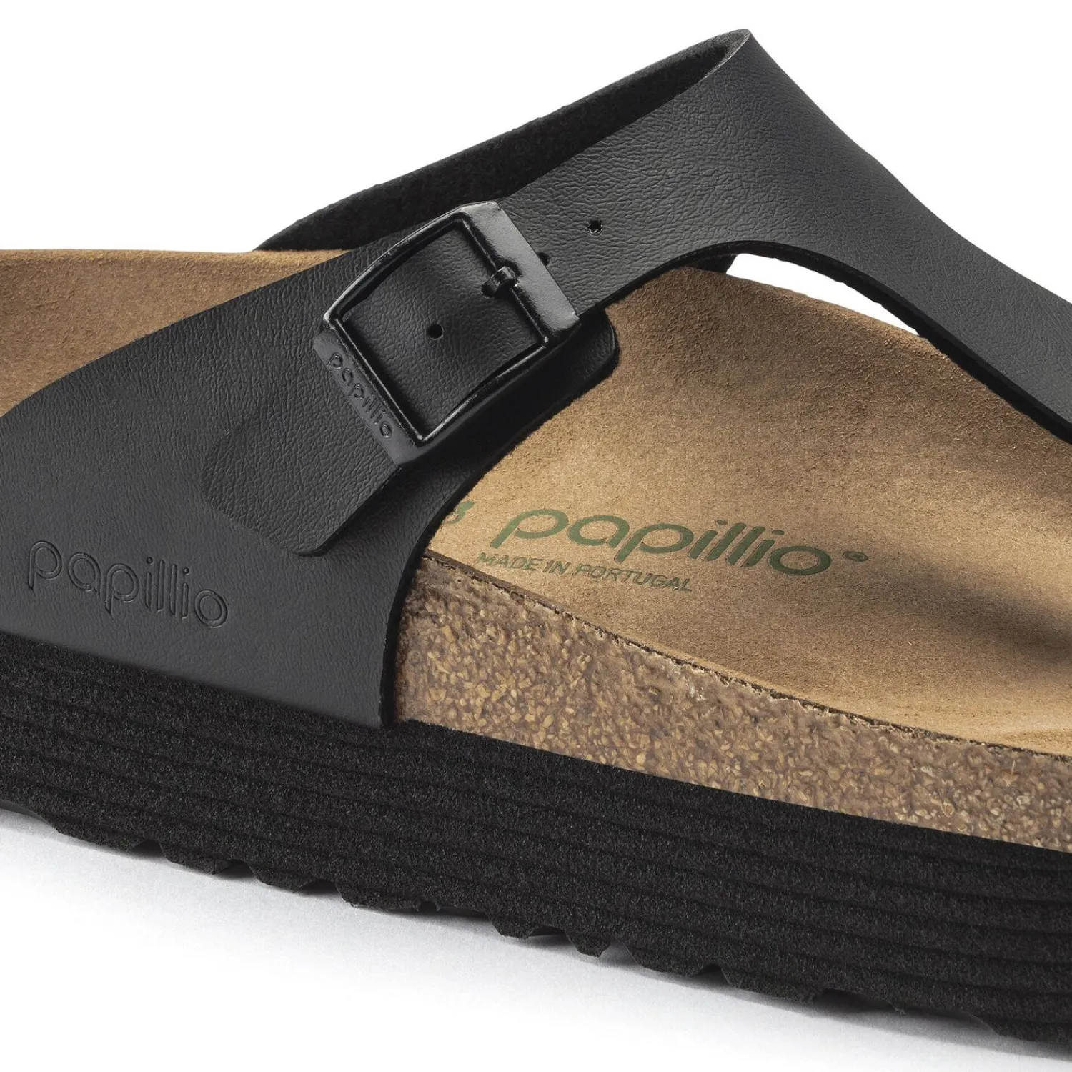 Dames Birkenstock Plateau-Gizeh Platform Veganistisch