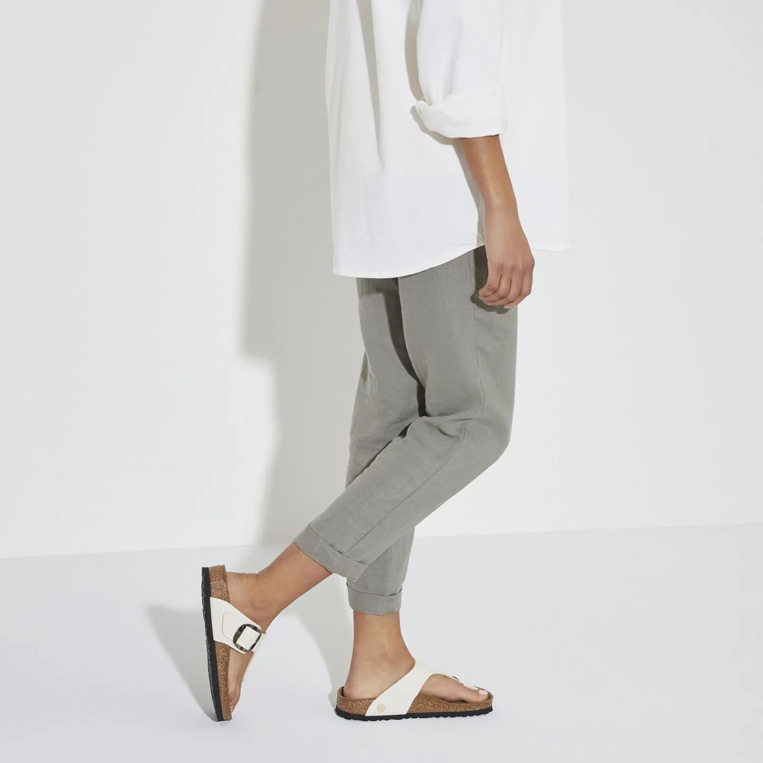 Dames Birkenstock Teensandalen En -Slippers-Gizeh Vegan Big Buckle