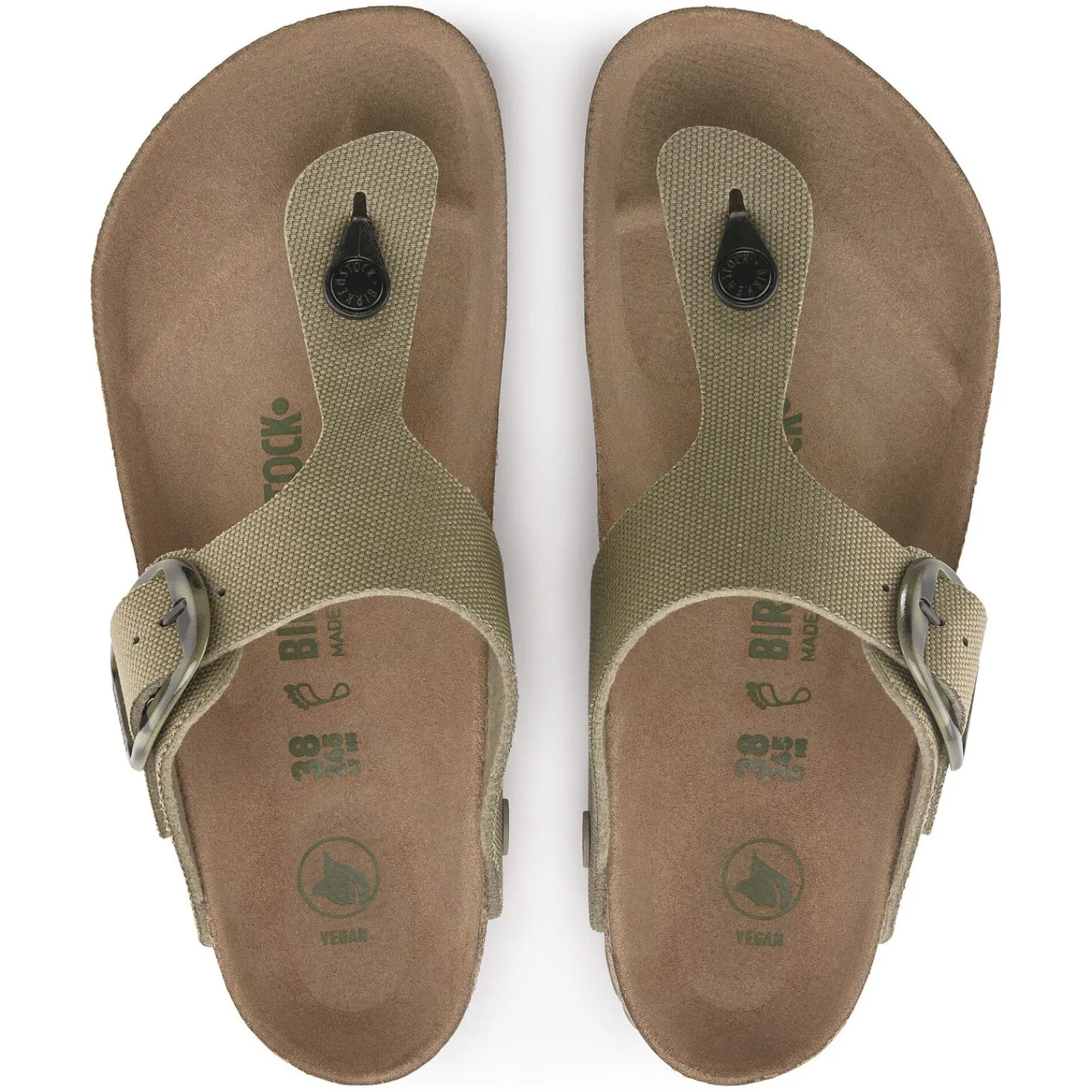 Dames Birkenstock Teensandalen En -Slippers-Gizeh Vegan Big Buckle