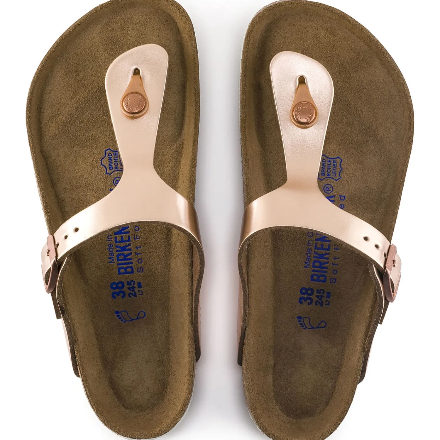 Dames Birkenstock Teensandalen En -Slippers-Gizeh Zacht Voetbed