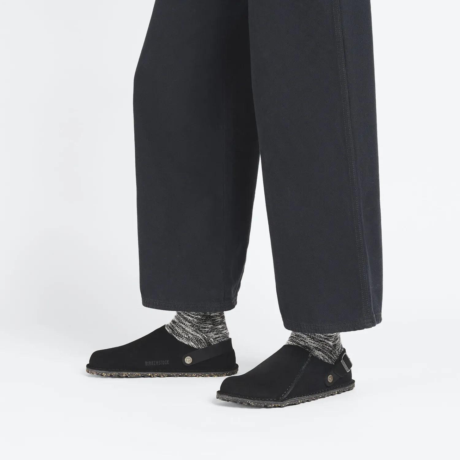 Heren Birkenstock Pantoffels-Lutry Premium Suede