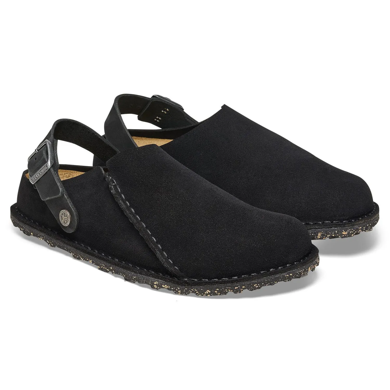 Heren Birkenstock Pantoffels-Lutry Premium Suede