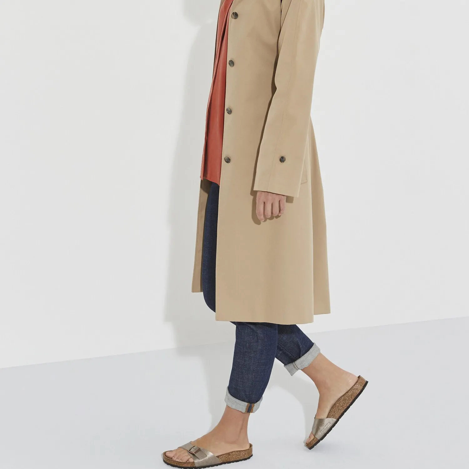 Dames Birkenstock Een Riem-Madrid