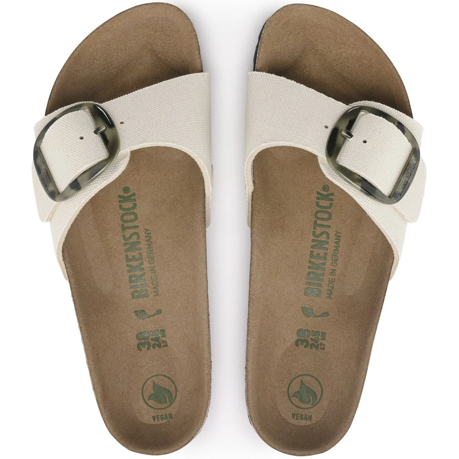 Dames Birkenstock Een Riem-Madrid Vegan Big Buckle