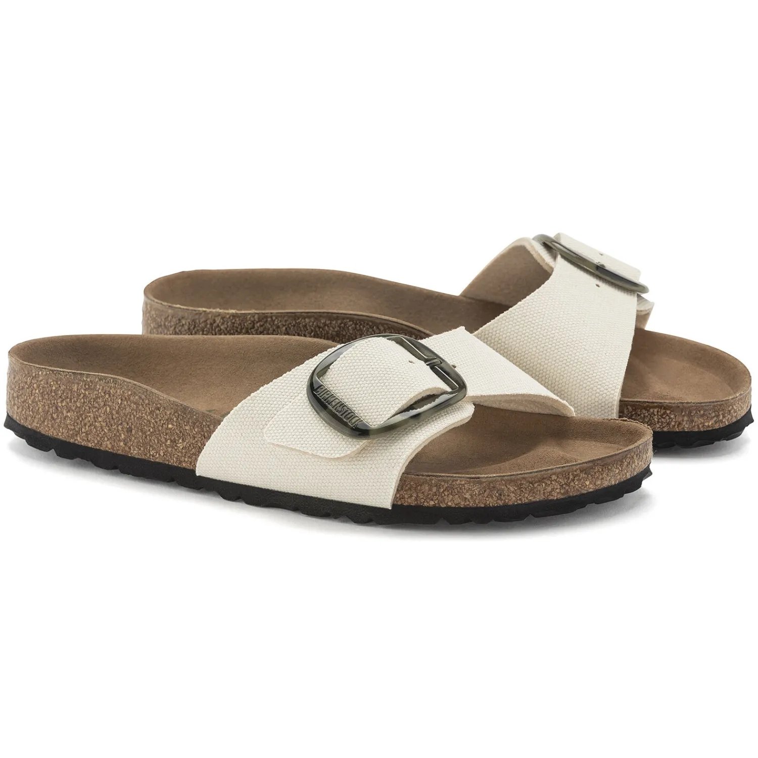 Dames Birkenstock Een Riem-Madrid Vegan Big Buckle