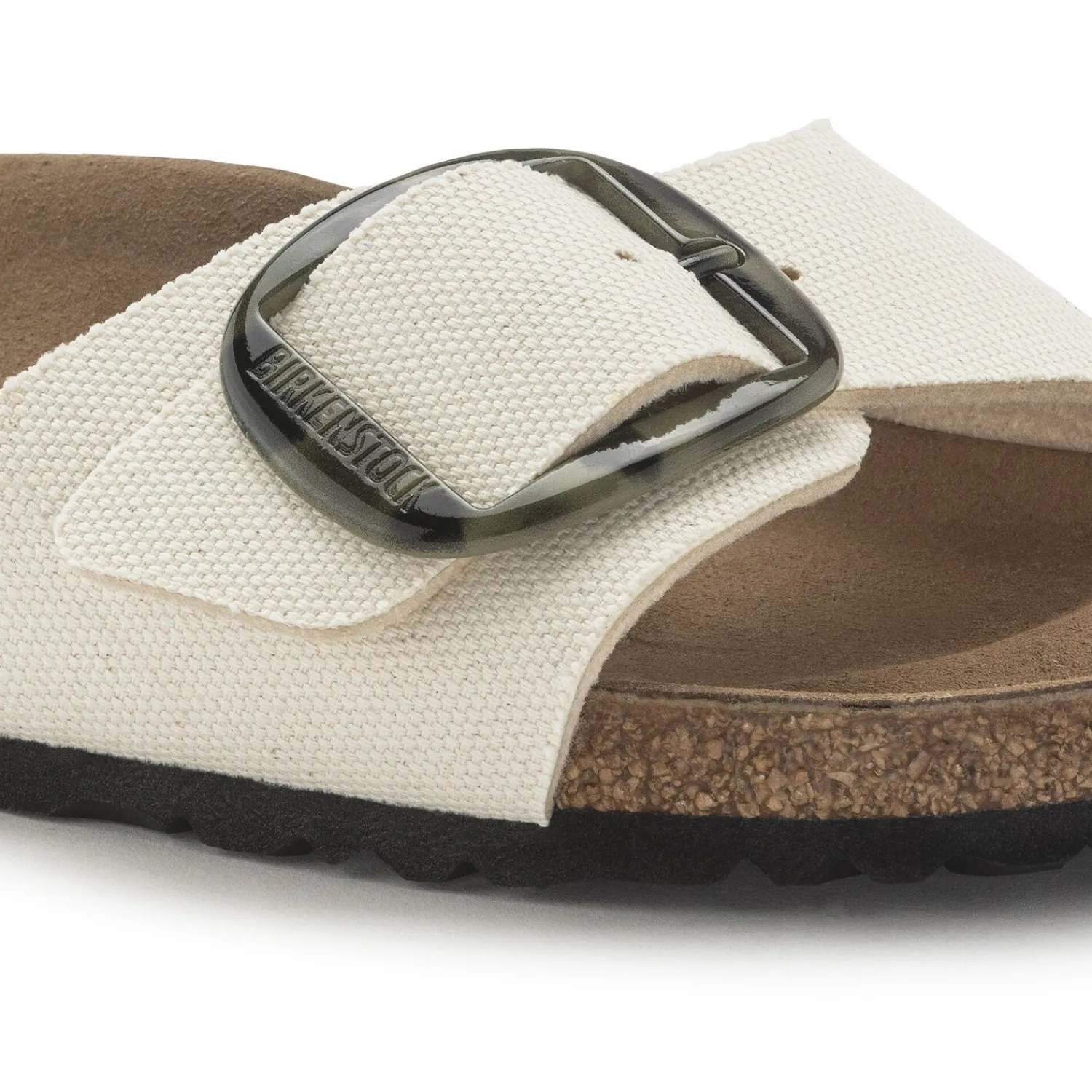 Dames Birkenstock Een Riem-Madrid Vegan Big Buckle
