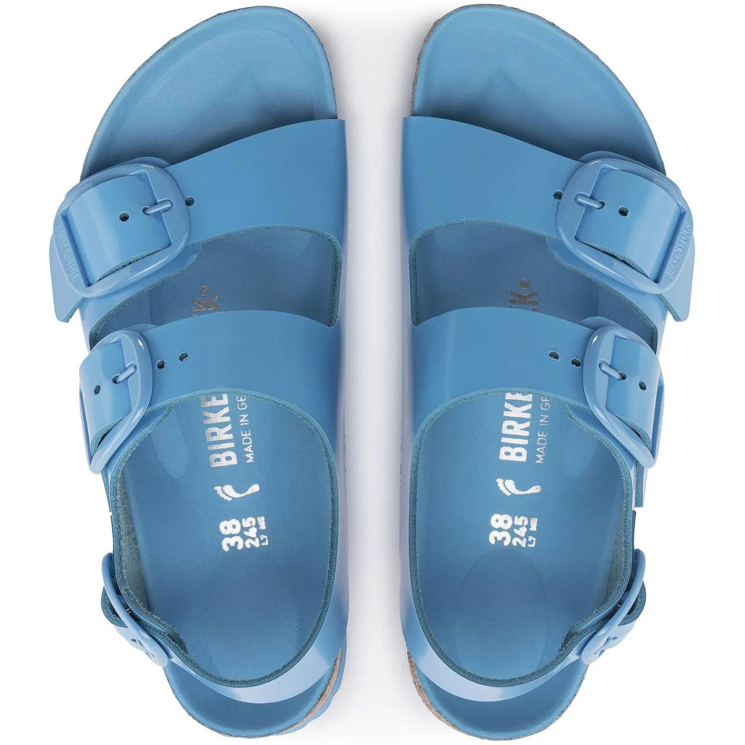 Dames Birkenstock Met Hielriem-Milano Big Buckle