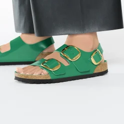 Dames Birkenstock Met Hielriem-Milano Big Buckle