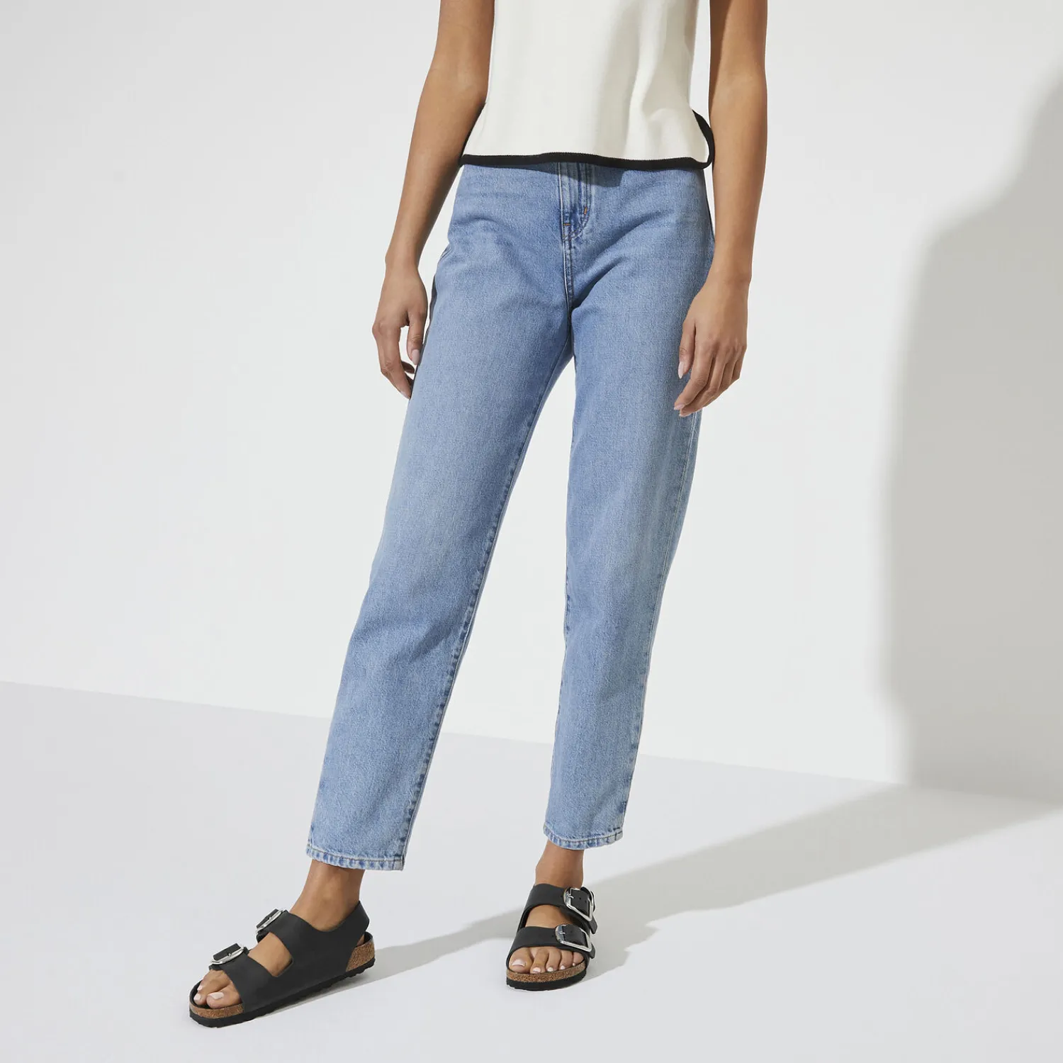 Dames Birkenstock Met Hielriem-Milano Big Buckle