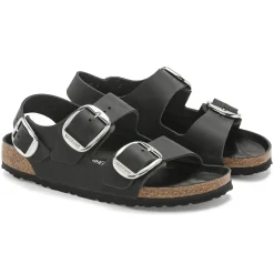 Dames Birkenstock Met Hielriem-Milano Big Buckle