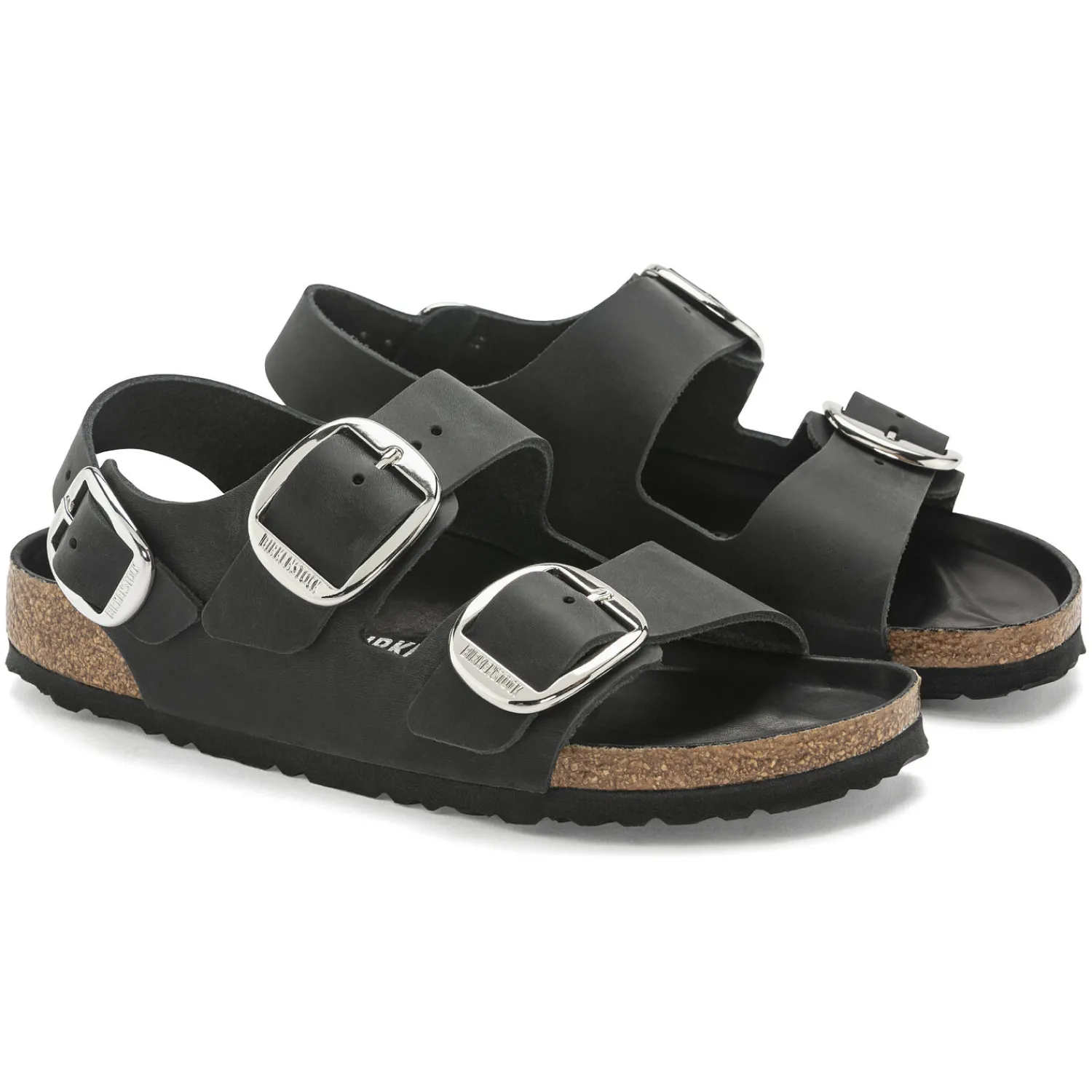 Dames Birkenstock Met Hielriem-Milano Big Buckle