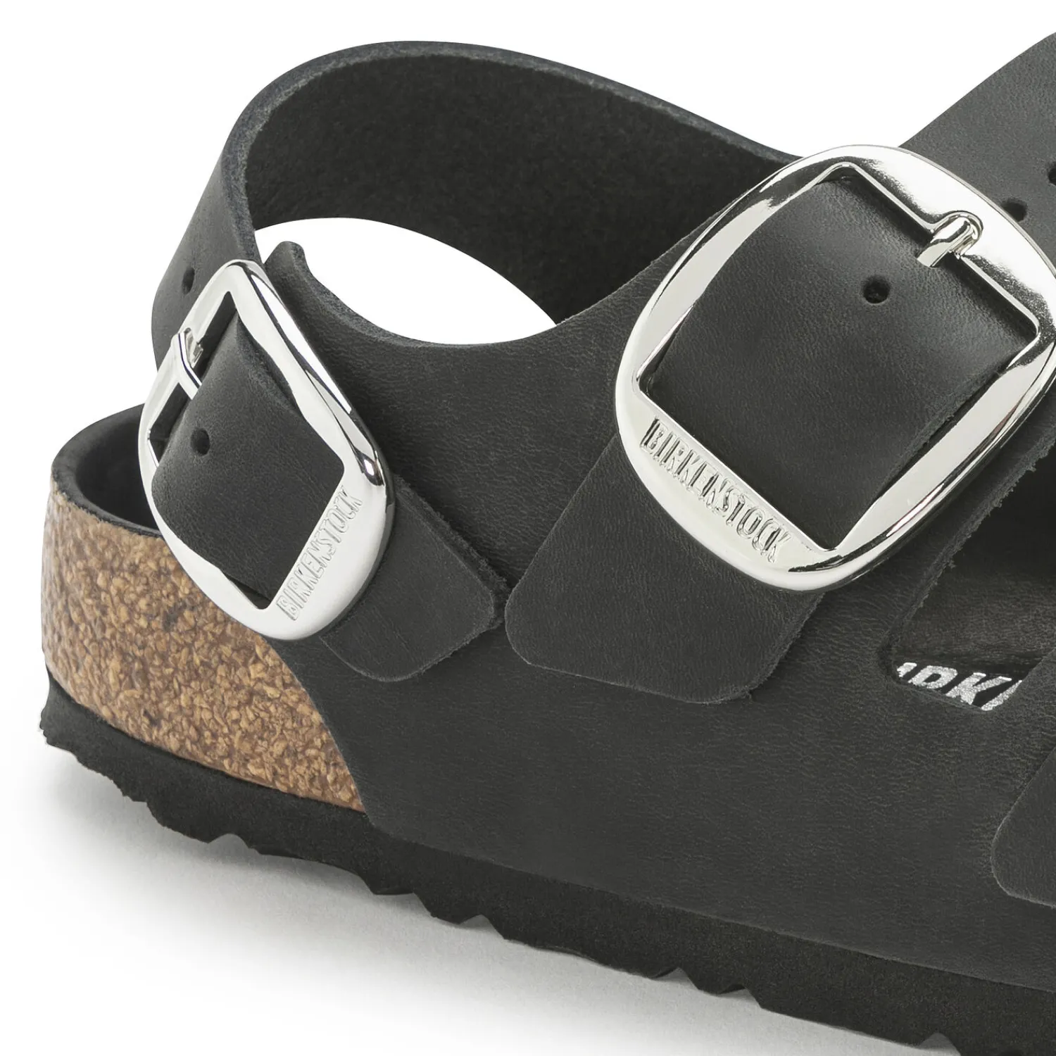 Dames Birkenstock Met Hielriem-Milano Big Buckle