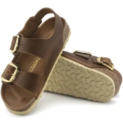 Dames Birkenstock Met Hielriem-Milano Big Buckle