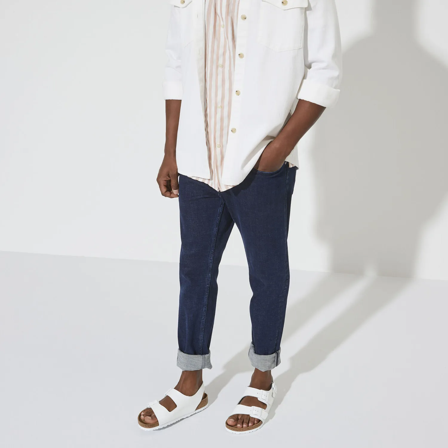 Heren Birkenstock Met Hielriem-Milano Bs
