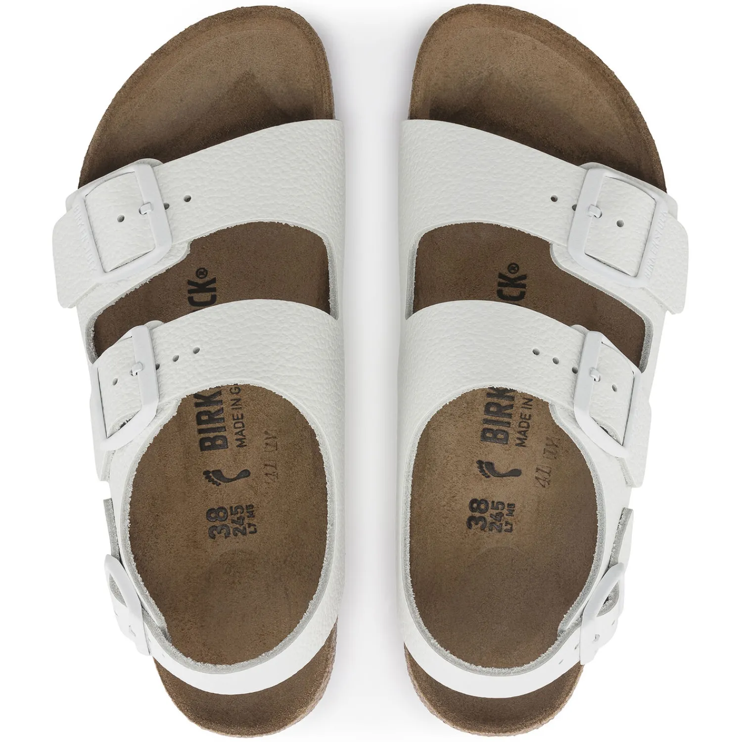 Heren Birkenstock Met Hielriem-Milano Bs