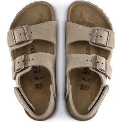 Kinderen Birkenstock Klittenbandsandalen-Milano Hl Suede Kids