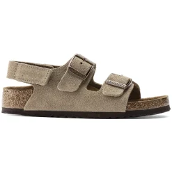 Kinderen Birkenstock Klittenbandsandalen-Milano Hl Suede Kids