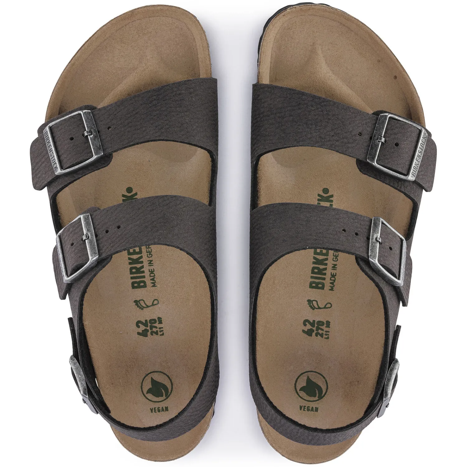 Heren Birkenstock Met Hielriem-Milano Veganistisch