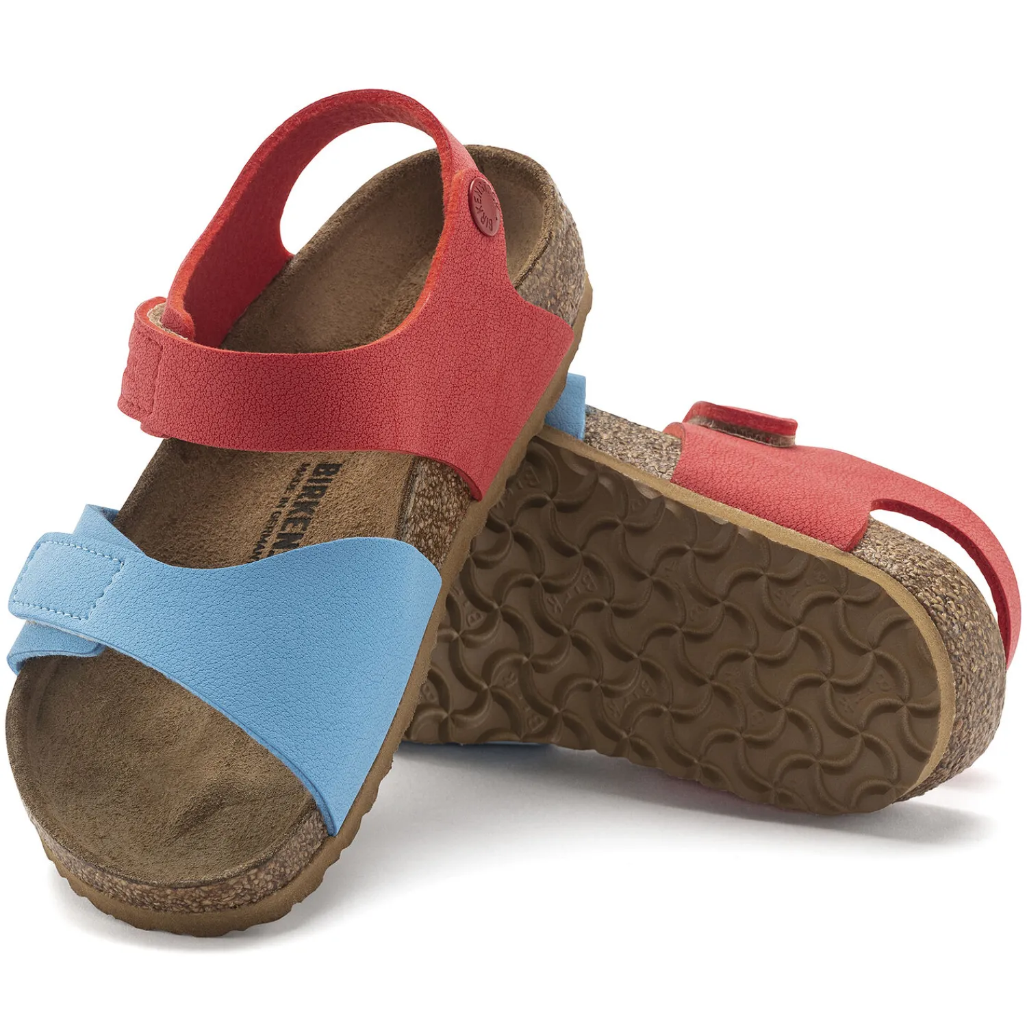 Kinderen Birkenstock Klittenbandsandalen-Palu Kids Logo Bs