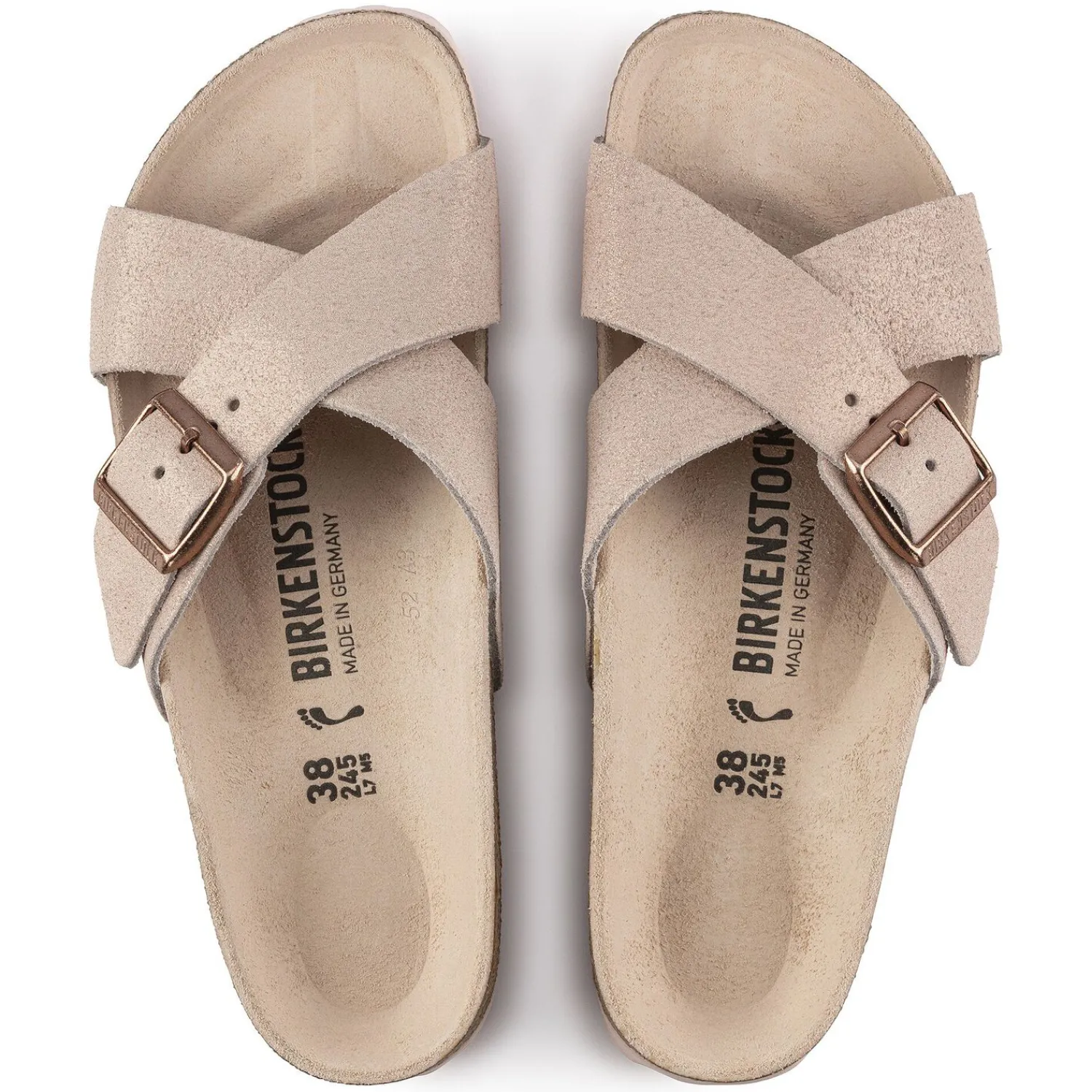 Dames Birkenstock Twee Riemen-Siena