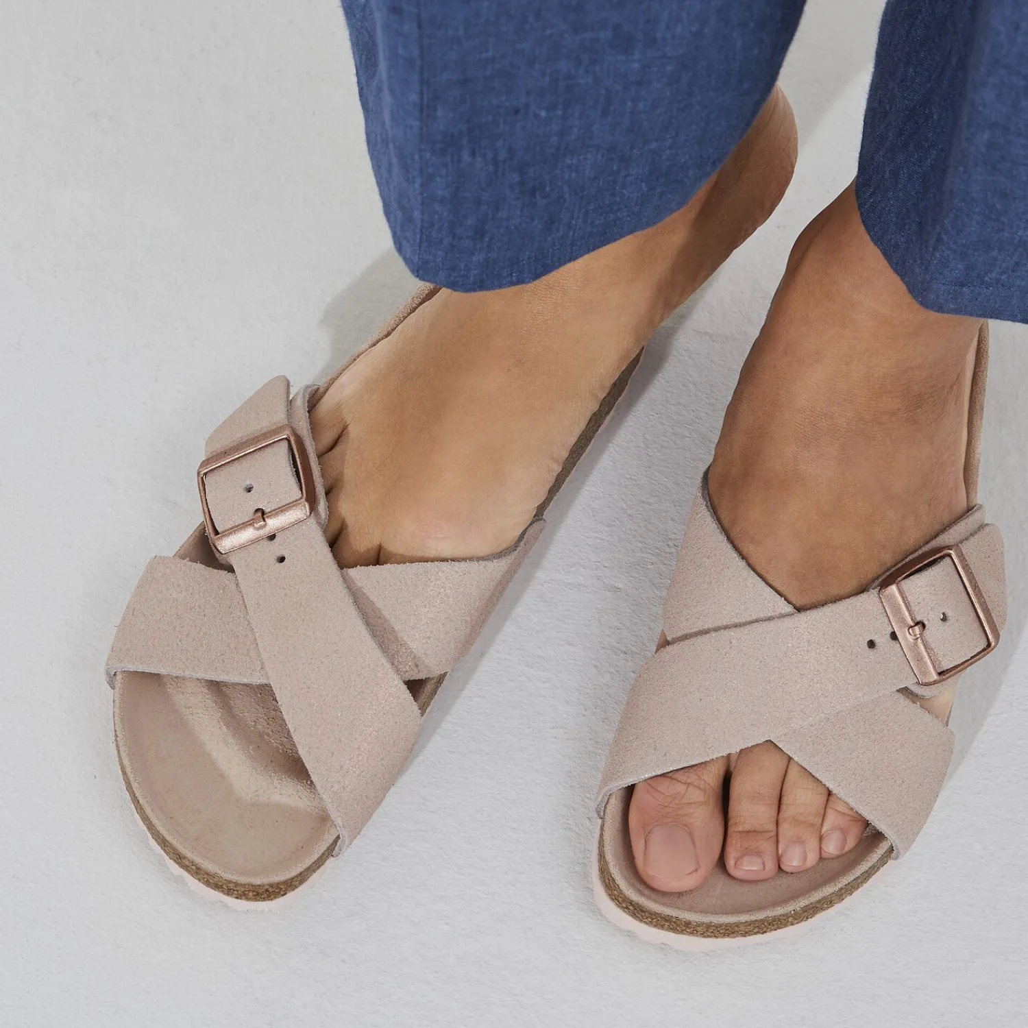 Dames Birkenstock Twee Riemen-Siena