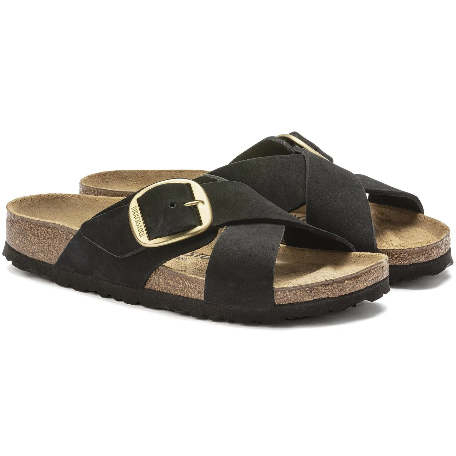 Dames Birkenstock Twee Riemen-Siena Big Buckle