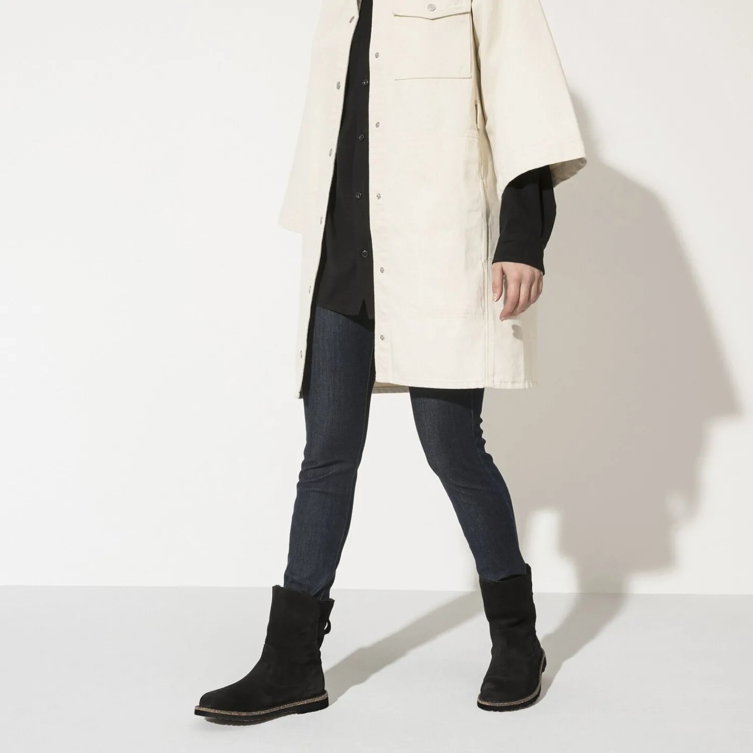 Dames Birkenstock Laarzen-Uppsala Lamsvel