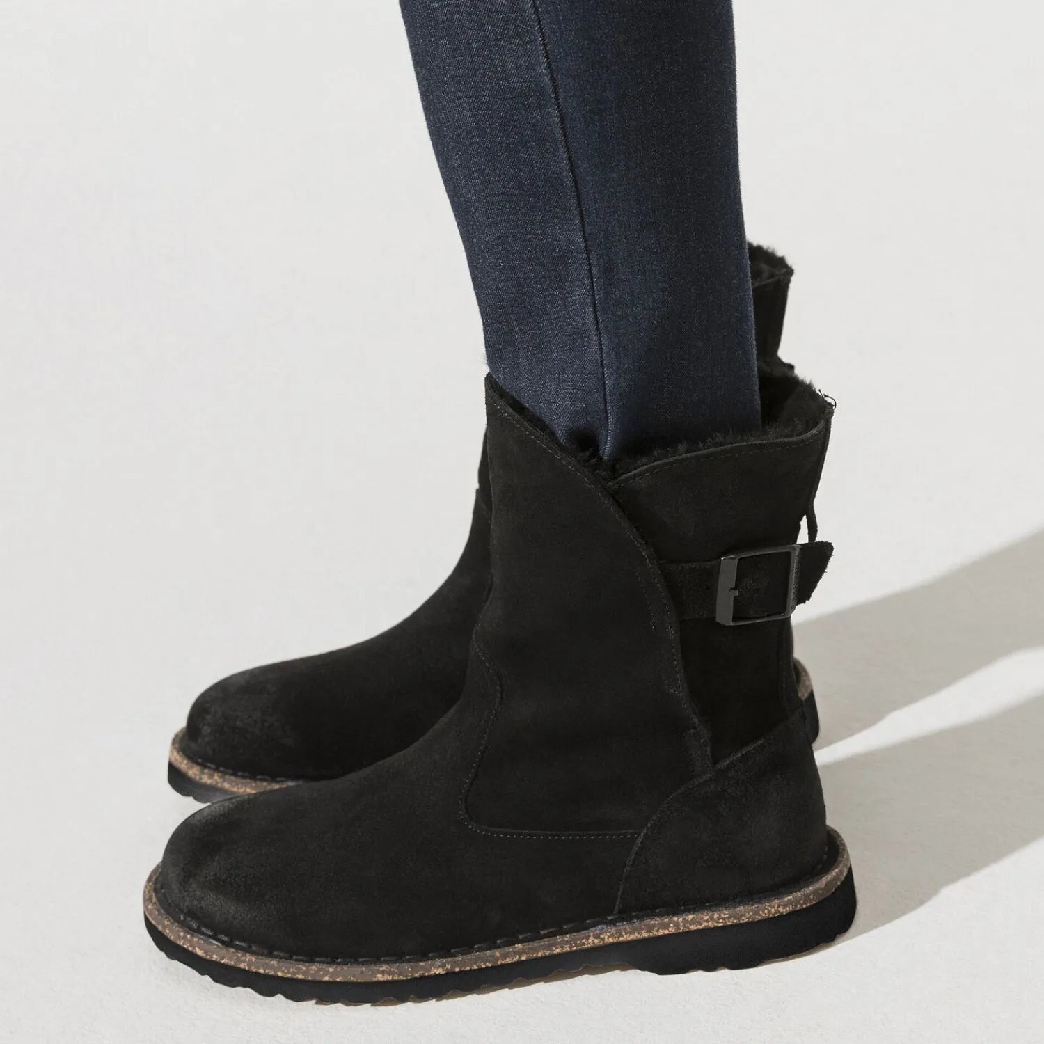 Dames Birkenstock Laarzen-Uppsala Lamsvel