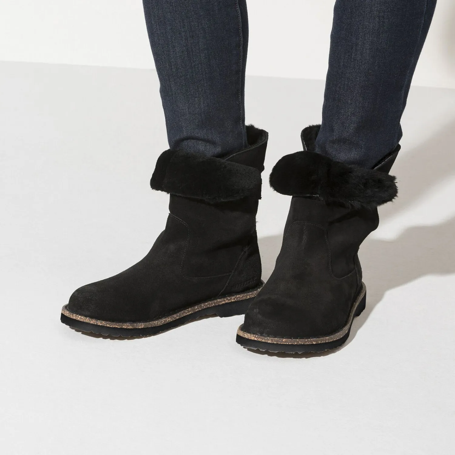 Dames Birkenstock Laarzen-Uppsala Lamsvel