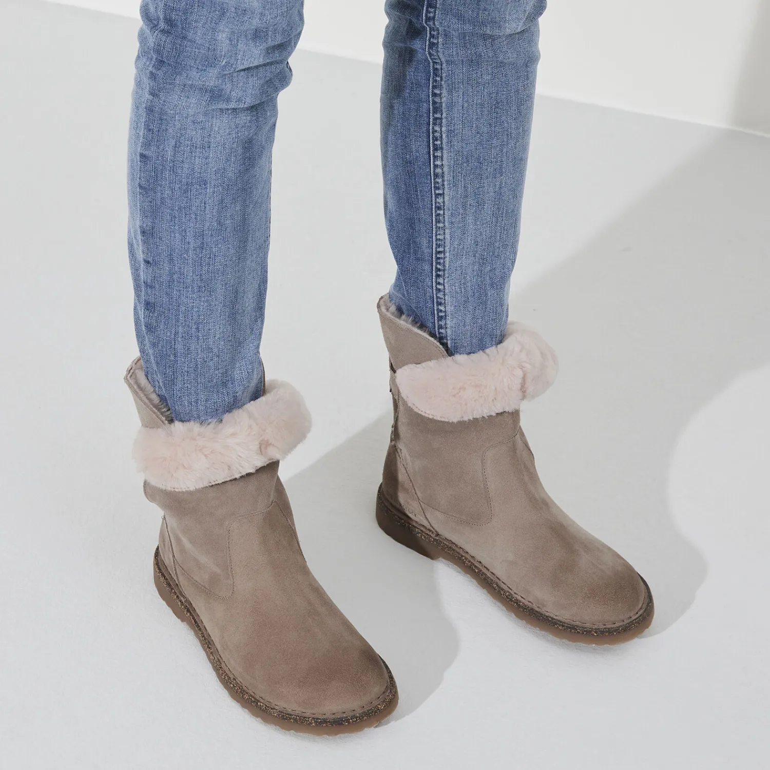 Dames Birkenstock Laarzen-Uppsala Lamsvel