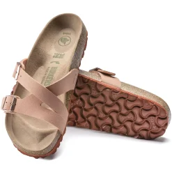 Dames Birkenstock Twee Riemen-Yao Veganistisch