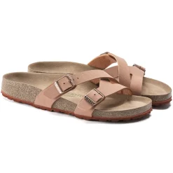 Dames Birkenstock Twee Riemen-Yao Veganistisch