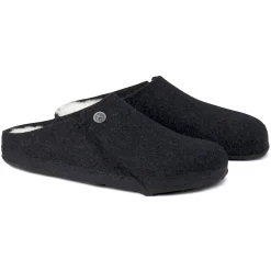 Heren Birkenstock Pantoffels-Zermatt Lamsvel